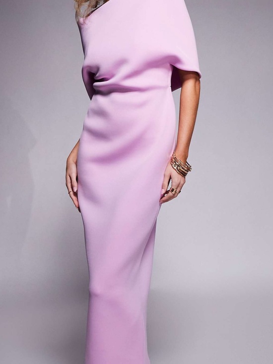 ASOS Dresses & Skirts - ASOS One-Shoulder Lilac Evening Gown